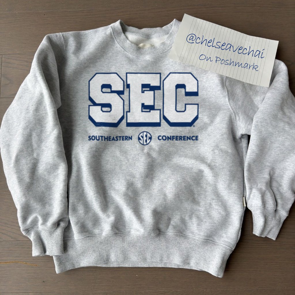 90s Sec Block Retro Crewneck Sweatshirt Ncaa Southeastern Conference Sec Shirt